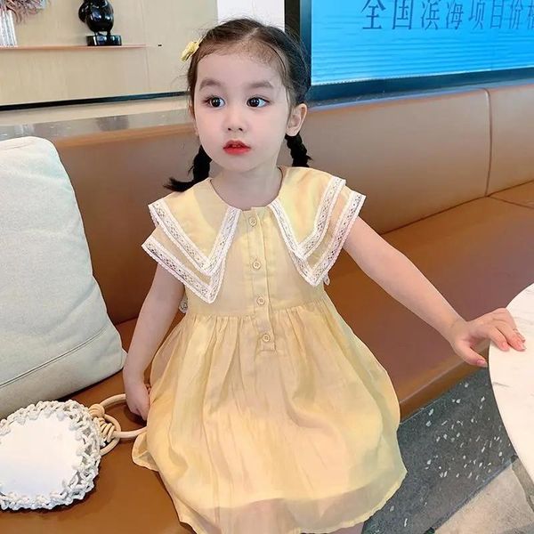 girl's dresses girls summer children's 2021 kids for baby college style vest dress princess, Red;yellow
girl's dresses girls summer children's 2021 kids for baby college style vest dress princess, Red;yellow
