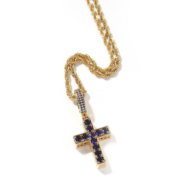 hip hop colorful double cross cz zircon stone bling iced out pendants necklace for men rapper jewelry, Silver
hip hop colorful double cross cz zircon stone bling iced out pendants necklace for men rapper jewelry, Silver