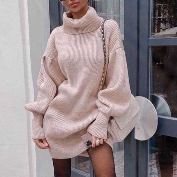 women's sweaters pull hiver fashion oversized sweater women solid lantern sleeve turtleneck long sleeves dress col roulé femme, White;black
women's sweaters pull hiver fashion oversized sweater women solid lantern sleeve turtleneck long sleeves dress col roulé femme, White;black