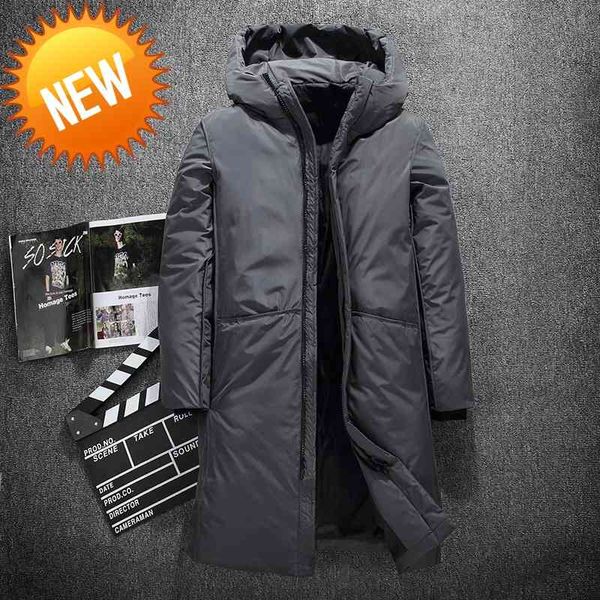 2021 winter new thick men's white down jacket fashion brand clothing hooded black gary long warm duck coat male coats
2021 winter new thick men's white down jacket fashion brand clothing hooded black gary long warm duck coat male coats