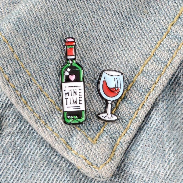 pins, brooches time mini cute wine and cup couple pin bottle brooch enamel badge friend cocktail jewelry, Gray
pins, brooches time mini cute wine and cup couple pin bottle brooch enamel badge friend cocktail jewelry, Gray