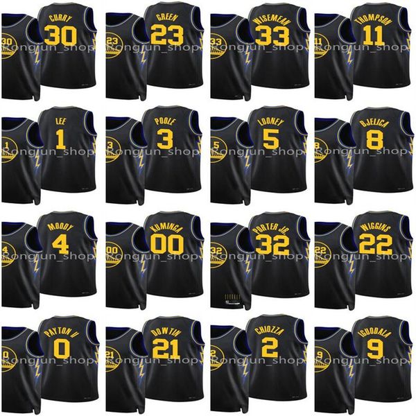 2021-22 printed basketball mens stephen 30 curry andrew 33 wiggins 11 thompson draymond 23 green 75th anniversary black jerseys, Black;red 
2021-22 printed basketball mens stephen 30 curry andrew 33 wiggins 11 thompson draymond 23 green 75th anniversary black jerseys, Black;red