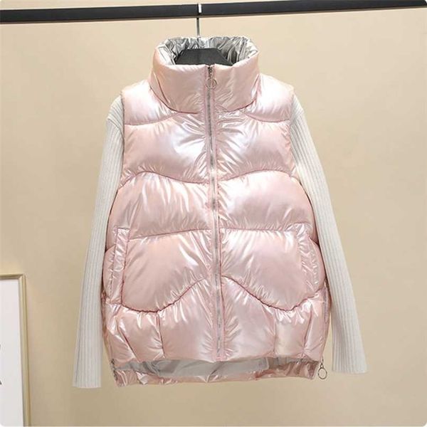 pink jackets for women winter warm padded puffer gilet vests sleeveless parkas jacket white duck down coat fall 211130, Black;white
pink jackets for women winter warm padded puffer gilet vests sleeveless parkas jacket white duck down coat fall 211130, Black;white