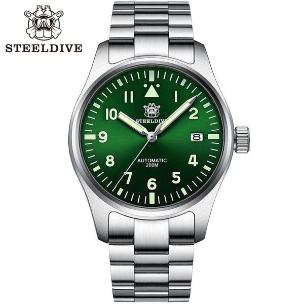 wristwatches steeldive watch automatic mechanical diver c3 luminous watches sapphire crystal glass 200m nh35 sd1940, Slivery;brown
wristwatches steeldive watch automatic mechanical diver c3 luminous watches sapphire crystal glass 200m nh35 sd1940, Slivery;brown