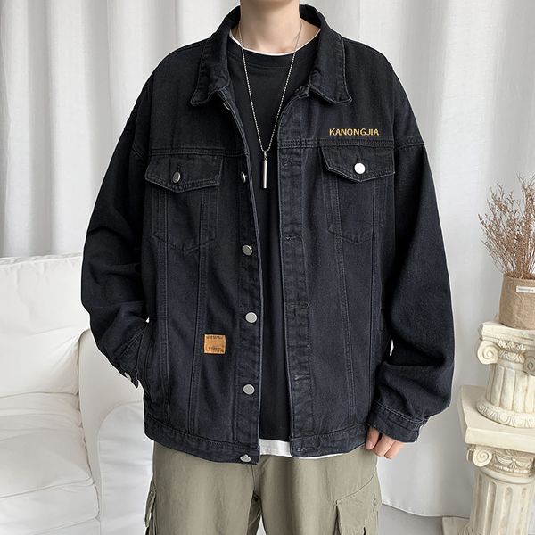 men's jackets blue denim male spring autumn handsome black jean mens korean style loose solid color size s-3xl uttj, Black;brown
men's jackets blue denim male spring autumn handsome black jean mens korean style loose solid color size s-3xl uttj, Black;brown