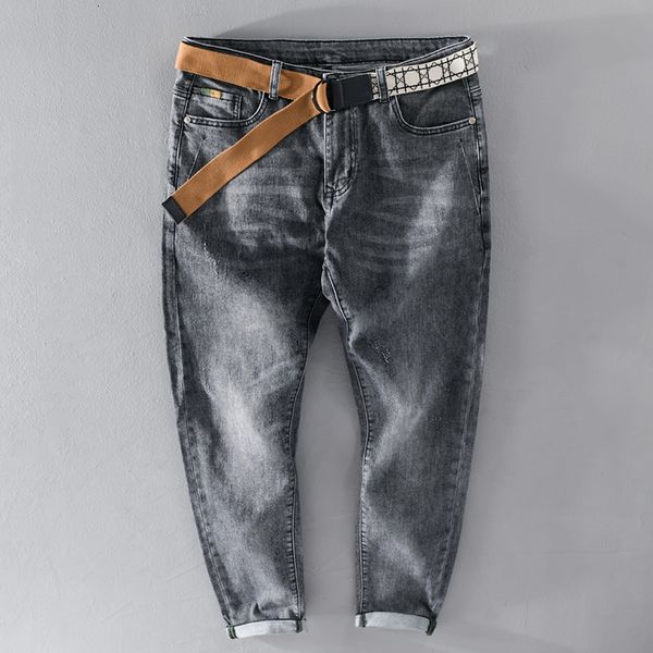 2021 new spring ankle-length stretch jeans pants cotton retro denim trousers men trendy comfortable men's clothes 28-36 size spodnie 90, Blue
2021 new spring ankle-length stretch jeans pants cotton retro denim trousers men trendy comfortable men's clothes 28-36 size spodnie 90, Blue