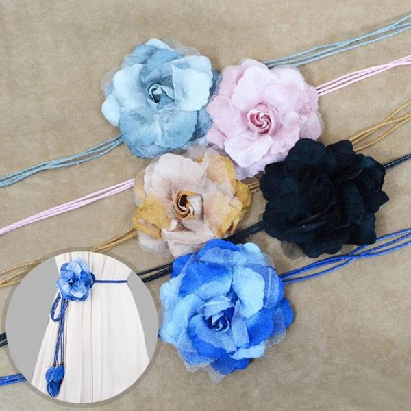 casual wild big flower ladies thin belt sweet knotted waist chain korean long tassel decorative skirt belts, Black;brown
casual wild big flower ladies thin belt sweet knotted waist chain korean long tassel decorative skirt belts, Black;brown