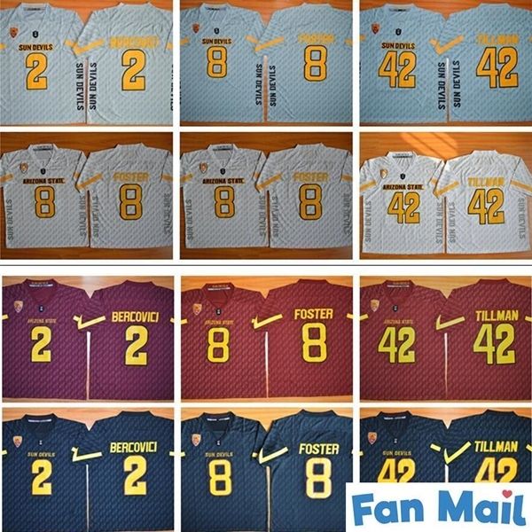 arizona state sun devils football 2 mike bercovici 8 d.j. foster 42 pat tillman black white red asu college jersey stitched shirt
arizona state sun devils football 2 mike bercovici 8 d.j. foster 42 pat tillman black white red asu college jersey stitched shirt