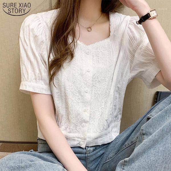 white vintage summer square collar cotton lace women blouse office lady solid cardigan shirts for 9777
white vintage summer square collar cotton lace women blouse office lady solid cardigan shirts for 9777