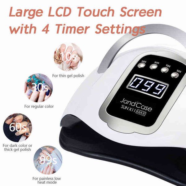 nail dryers sun x11 max led uv lamp 66leds gel polish curing wave machine high power quick dry for manicure 220225
nail dryers sun x11 max led uv lamp 66leds gel polish curing wave machine high power quick dry for manicure 220225