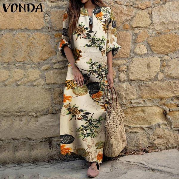 casual dresses s-5xl female cotton linen dress vintage floral maxi women's autumn sundress 2021 vonda long sleeve printed vestidos, Black;gray
casual dresses s-5xl female cotton linen dress vintage floral maxi women's autumn sundress 2021 vonda long sleeve printed vestidos, Black;gray