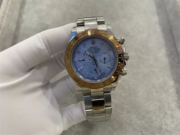 with original box luxury mens watches 116500ln watch montre de luxe automatic wristwatches steel ring bezel 316l adustable folding buckle 20, Slivery;brown
with original box luxury mens watches 116500ln watch montre de luxe automatic wristwatches steel ring bezel 316l adustable folding buckle 20, Slivery;brown