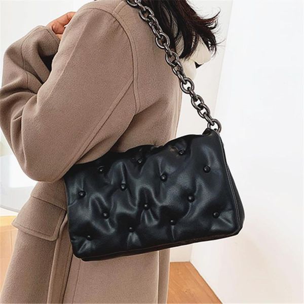 trendy solid color pu leather clamshell square shoulder bags for women shoppers luxury designer wild chain small tote handbags
trendy solid color pu leather clamshell square shoulder bags for women shoppers luxury designer wild chain small tote handbags