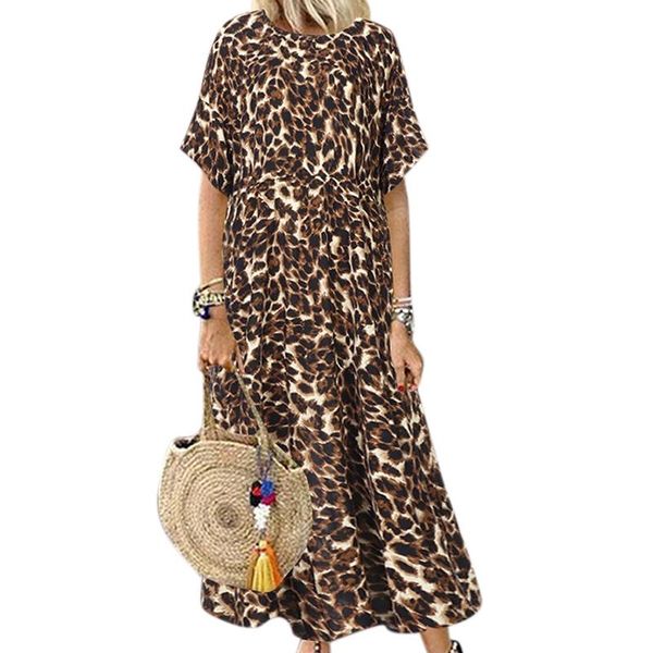 casual dresses vicabo leopard dress summer clothes women robe irregular hem loose for short sleeve vintage vestido, Black;gray
casual dresses vicabo leopard dress summer clothes women robe irregular hem loose for short sleeve vintage vestido, Black;gray