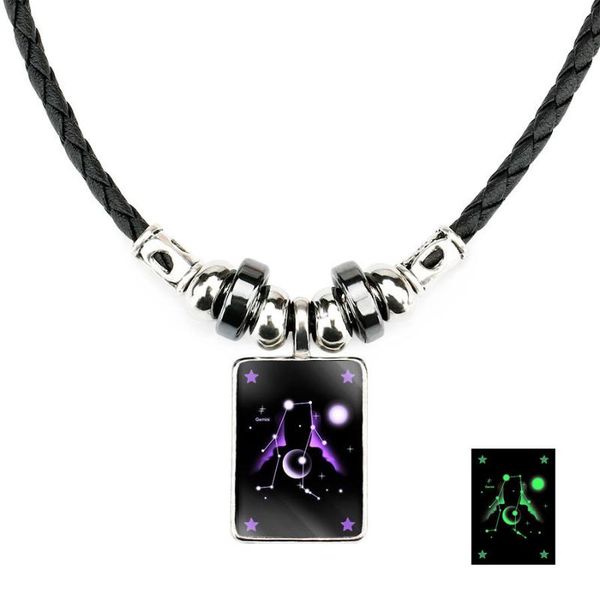 pendants eseres 12 star zodiac signs luminous constellation pendant for women leather chain map crystal brand necklace jewelry, Black
pendants eseres 12 star zodiac signs luminous constellation pendant for women leather chain map crystal brand necklace jewelry, Black