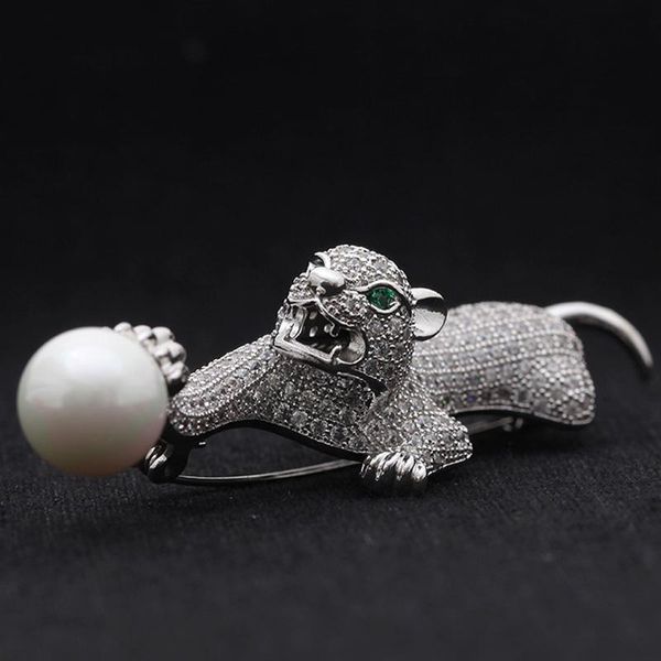 pins, brooches zlxgirl men's leopard animal jewelry perfect cubic zircon brooch and pendant copper men hijab pins, Gray
pins, brooches zlxgirl men's leopard animal jewelry perfect cubic zircon brooch and pendant copper men hijab pins, Gray