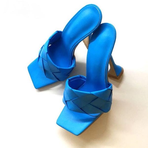 women sandal 2021 summer designers sandals weave braided strap square toe spool heels strange style blue slippers gladiator slides slingback, Black
women sandal 2021 summer designers sandals weave braided strap square toe spool heels strange style blue slippers gladiator slides slingback, Black