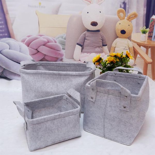 storage baskets 3 pcs felt fabric basket folding box clothing toys organizer debris laundry
storage baskets 3 pcs felt fabric basket folding box clothing toys organizer debris laundry
