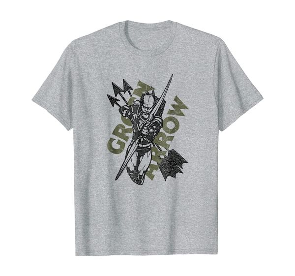 green arrow archers arrows t shirt, White;black