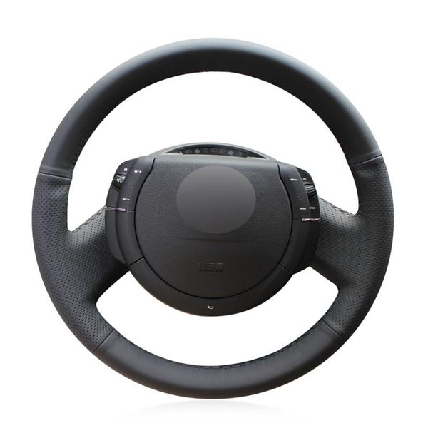 steering wheel covers black artificial leather handsewing no-slip car cover for c4 2005-2010
steering wheel covers black artificial leather handsewing no-slip car cover for c4 2005-2010
