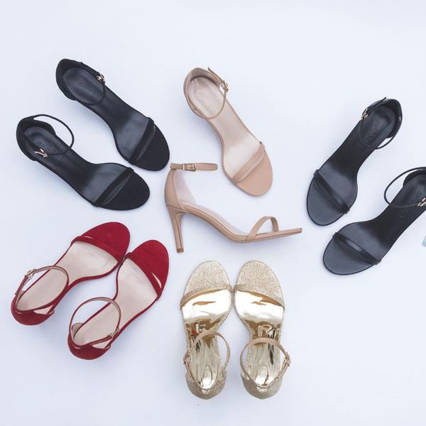 dress shoes style women's european and american high heels stiletto black leather strap open toe sandals comfortable single
dress shoes style women's european and american high heels stiletto black leather strap open toe sandals comfortable single