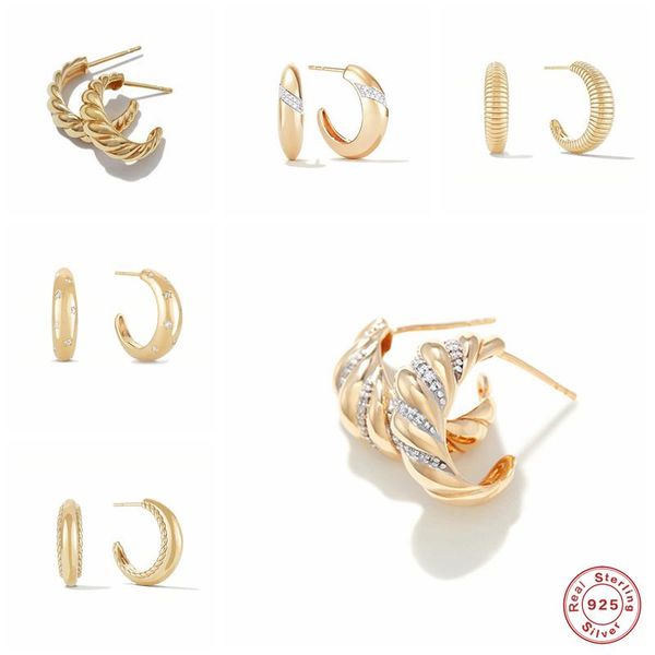 hoop & huggie gs 925 sterling silver c shape earrings for women zircon mosaic twisted half circle piercing jewelry pendiente, Golden;silver
hoop & huggie gs 925 sterling silver c shape earrings for women zircon mosaic twisted half circle piercing jewelry pendiente, Golden;silver