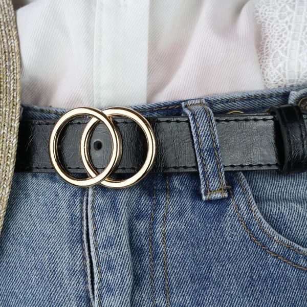 soft faux leather women belt vintage double ring buckle decorative casual tighten all-match lightweight long solid holes, Black;brown
soft faux leather women belt vintage double ring buckle decorative casual tighten all-match lightweight long solid holes, Black;brown