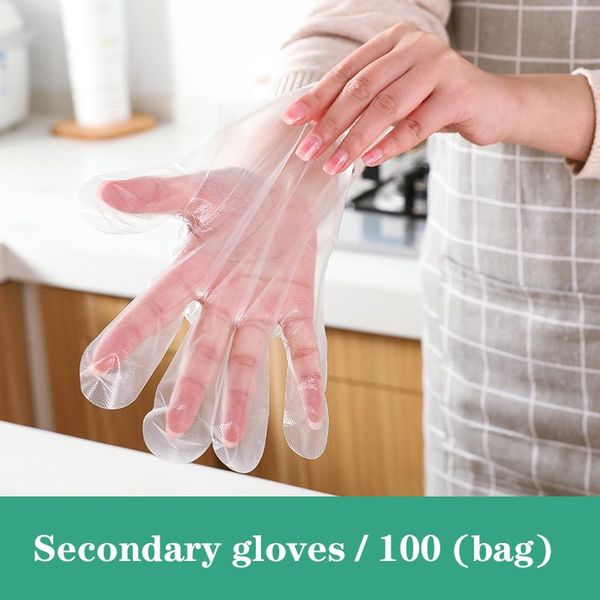 disposable gloves 100pcs/set eco-friendly food plastic for restaurant kitchen bbq fruit vegetable
disposable gloves 100pcs/set eco-friendly food plastic for restaurant kitchen bbq fruit vegetable