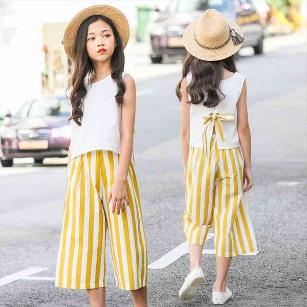 teenage children clothing tracksuit for girls clothing sets summer girl stripe outfit suit kids clothes 8 10 12 16 year, White
teenage children clothing tracksuit for girls clothing sets summer girl stripe outfit suit kids clothes 8 10 12 16 year, White