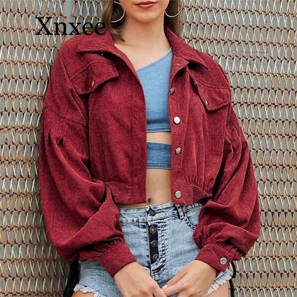 women's jackets women vintage buttons corduroy jacket pocket long sleeve loose cropped coat short turn down collar burgundy, Black;brown
women's jackets women vintage buttons corduroy jacket pocket long sleeve loose cropped coat short turn down collar burgundy, Black;brown