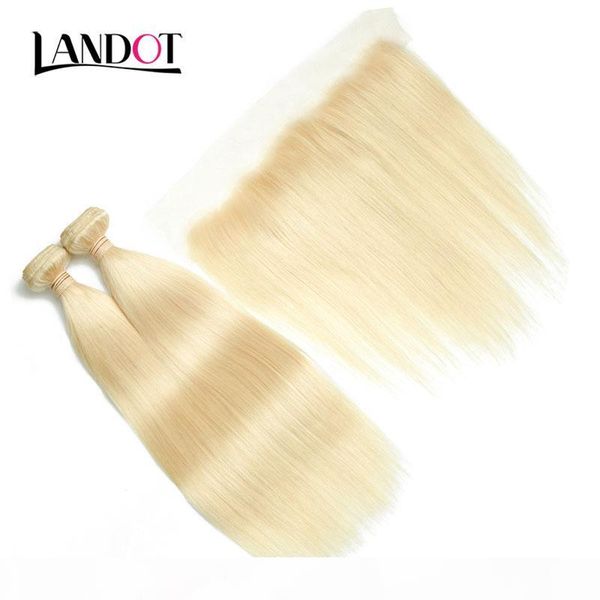 9a bleach blonde 613 color 13x4 lace frontal closure with 3 bundles brazilian peruvian indian malaysian straight virgin human hair weaves, Black
9a bleach blonde 613 color 13x4 lace frontal closure with 3 bundles brazilian peruvian indian malaysian straight virgin human hair weaves, Black