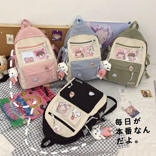 school bags harajuku cute girl bag kawaii large capacity student book fashion 2021
school bags harajuku cute girl bag kawaii large capacity student book fashion 2021