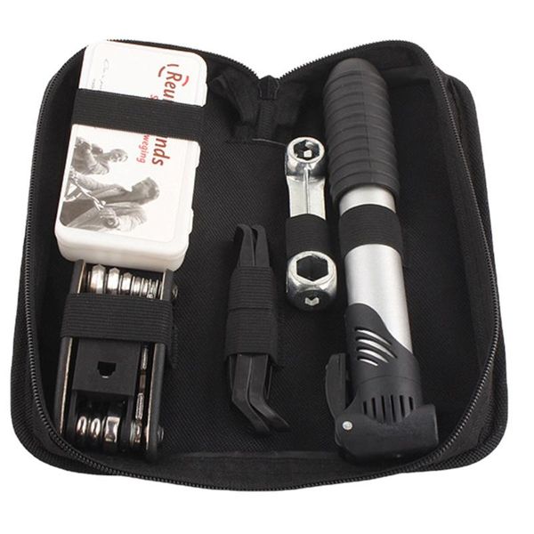 tools multi-function bike folding tire repair kits bicycle tool bag mountain pump wrench combination
tools multi-function bike folding tire repair kits bicycle tool bag mountain pump wrench combination