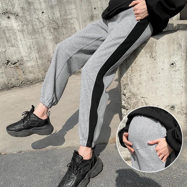 maternity bottoms 3302# spring pants patchwork belly straight clothes for pregnant women sports casual pregnancy sweatpants, White
maternity bottoms 3302# spring pants patchwork belly straight clothes for pregnant women sports casual pregnancy sweatpants, White