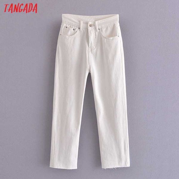tangada fashion women white high street jeans pants long trousers pockets buttons female pants sw14 210609, Blue
tangada fashion women white high street jeans pants long trousers pockets buttons female pants sw14 210609, Blue