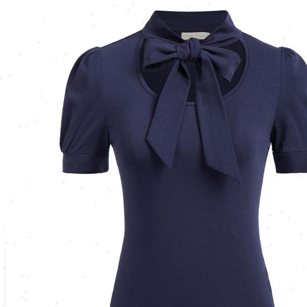 belle poque women shirts cotton summer clothes solid color short puffed sleeves stand collar tie neck breathable soft lady, White
belle poque women shirts cotton summer clothes solid color short puffed sleeves stand collar tie neck breathable soft lady, White