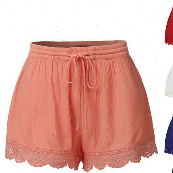 women shorts summer fashion lace plus size rope tie shorts skinny sport trousers casual shorts denim color j23, White;black
women shorts summer fashion lace plus size rope tie shorts skinny sport trousers casual shorts denim color j23, White;black