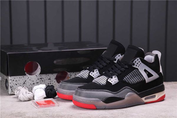 high version jumpman 4 4s bred basketball designer shoes mens womens running trainers sneakers sports size 40-47.5 come with box4fr0
high version jumpman 4 4s bred basketball designer shoes mens womens running trainers sneakers sports size 40-47.5 come with box4fr0