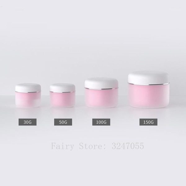 storage bottles & jars 30g50g100g150g 20pcs/lot cosmetic empty pp double layer cream jar, diy pink refillable pot, portable beauty makeup sh
storage bottles & jars 30g50g100g150g 20pcs/lot cosmetic empty pp double layer cream jar, diy pink refillable pot, portable beauty makeup sh
