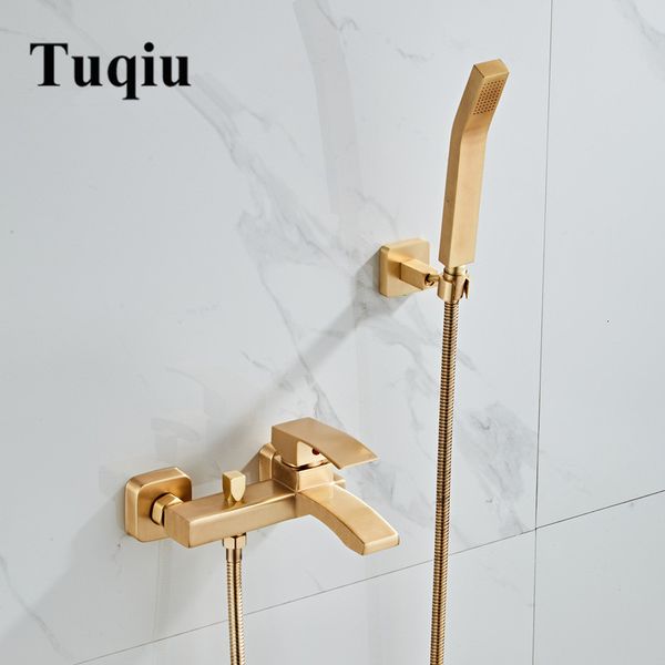 2021 new set wall mounted brushed gold bathtub faucet, bathroom cold bath and shower mixer taps brass 1wno
2021 new set wall mounted brushed gold bathtub faucet, bathroom cold bath and shower mixer taps brass 1wno