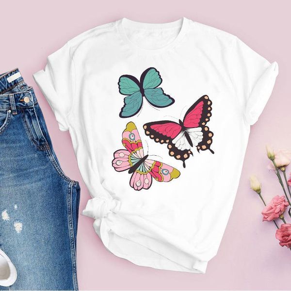 women print 90s butterfly kawaii fashion cartoon casual summer lady t-shirt shirt womens clothing tees female t shirt, White
women print 90s butterfly kawaii fashion cartoon casual summer lady t-shirt shirt womens clothing tees female t shirt, White