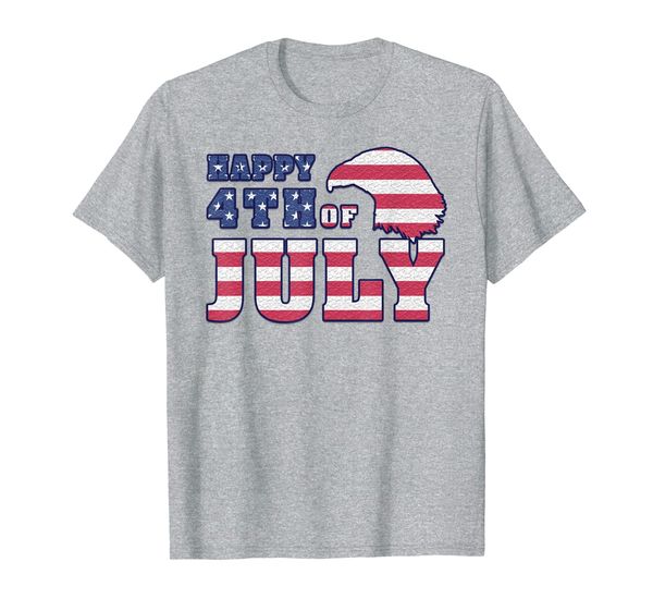 happy 4th of july - independence day t-shirt, White;black
happy 4th of july - independence day t-shirt, White;black