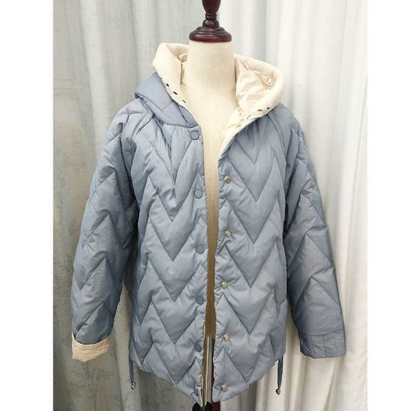mozuleva down jacket women's short winter fashion korean hood loose show thin white duck down winter coat woman 210706, Black
mozuleva down jacket women's short winter fashion korean hood loose show thin white duck down winter coat woman 210706, Black