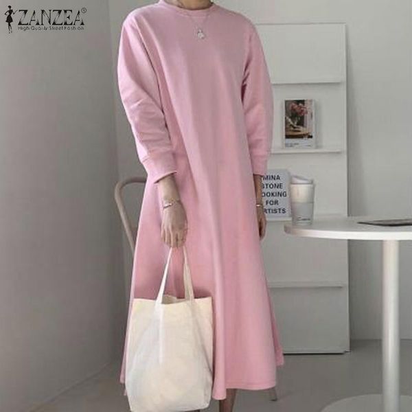 casual dresses zanzea maxi women 2021 plus size robe ladies solid sweatshirts female loose vestidos autumn long sleeve sundress, Black;gray
casual dresses zanzea maxi women 2021 plus size robe ladies solid sweatshirts female loose vestidos autumn long sleeve sundress, Black;gray