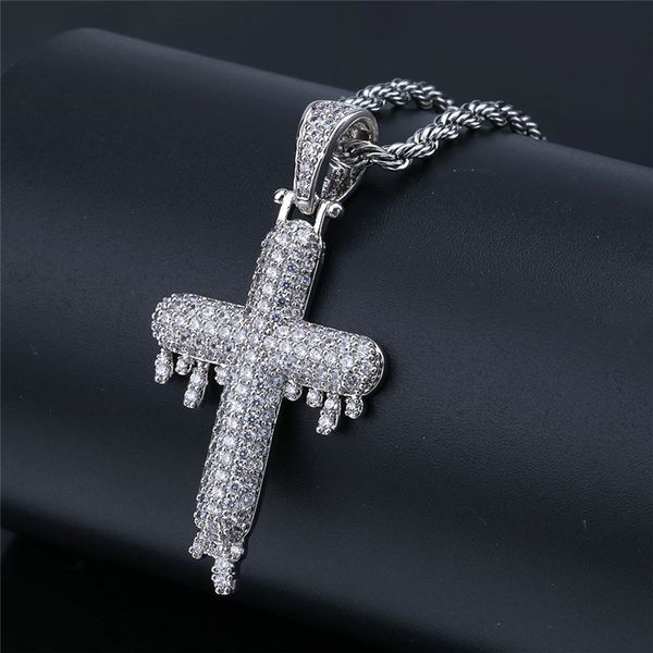 mens cross necklace fashion hip hop jewely 2 colors iced out pendant necklace gold chain for men, Silver
mens cross necklace fashion hip hop jewely 2 colors iced out pendant necklace gold chain for men, Silver