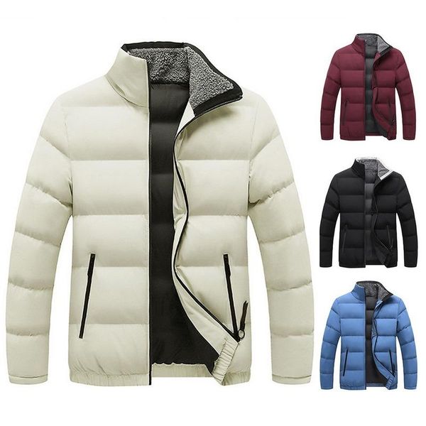 men's down & parkas thick warm men parka jackets winter casual mens outwear coats solid stand collar male windbreak cotton padded jacke, Black
men's down & parkas thick warm men parka jackets winter casual mens outwear coats solid stand collar male windbreak cotton padded jacke, Black