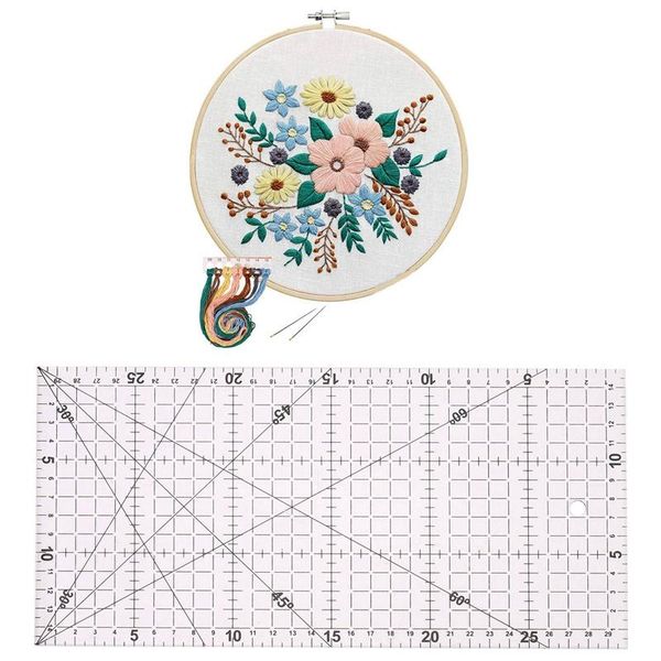 other arts and crafts 30x15cm quilting sewing patchwork foot aligned ruler grid tailor craft scale with full range of embroidery starter kit
other arts and crafts 30x15cm quilting sewing patchwork foot aligned ruler grid tailor craft scale with full range of embroidery starter kit