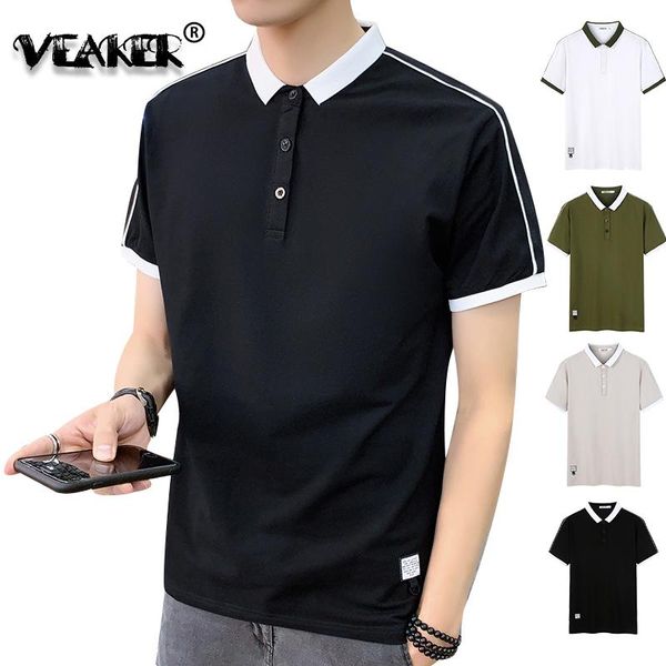 men's t-shirts t shirt men 2021 summer solid turn-down collar tshirt golf tennis polos casual harajuku clothes camisa masculina brand, White;black
men's t-shirts t shirt men 2021 summer solid turn-down collar tshirt golf tennis polos casual harajuku clothes camisa masculina brand, White;black