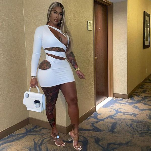 casual dresses irregular mini dress women hollow out diagonal collar ladies clothes party single side long sleeve pullover skinny skirt, Black;gray
casual dresses irregular mini dress women hollow out diagonal collar ladies clothes party single side long sleeve pullover skinny skirt, Black;gray