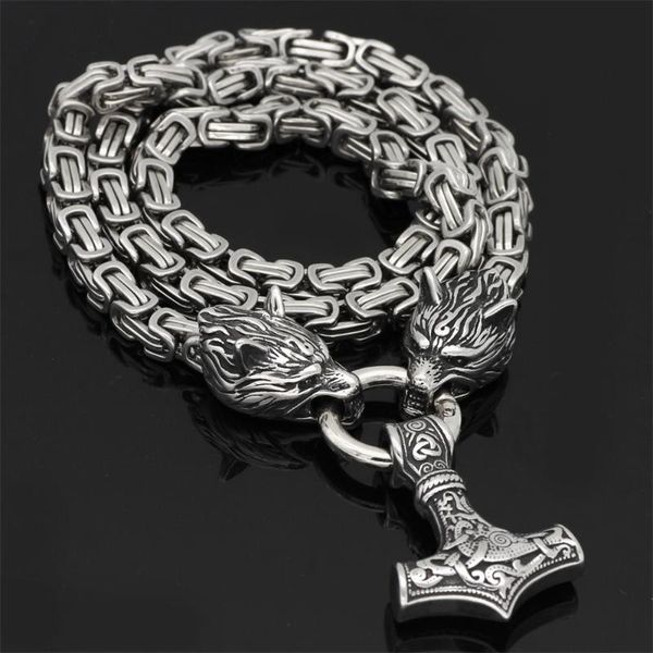 pendant necklaces norse wolf mens oidn anchor necklace viking antique stainless steel rune accessories nordic amulet jewelry drop, Silver
pendant necklaces norse wolf mens oidn anchor necklace viking antique stainless steel rune accessories nordic amulet jewelry drop, Silver